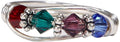 Mother's Birthstone Ring: Personalized Sterling Silver 4-Stone Ring