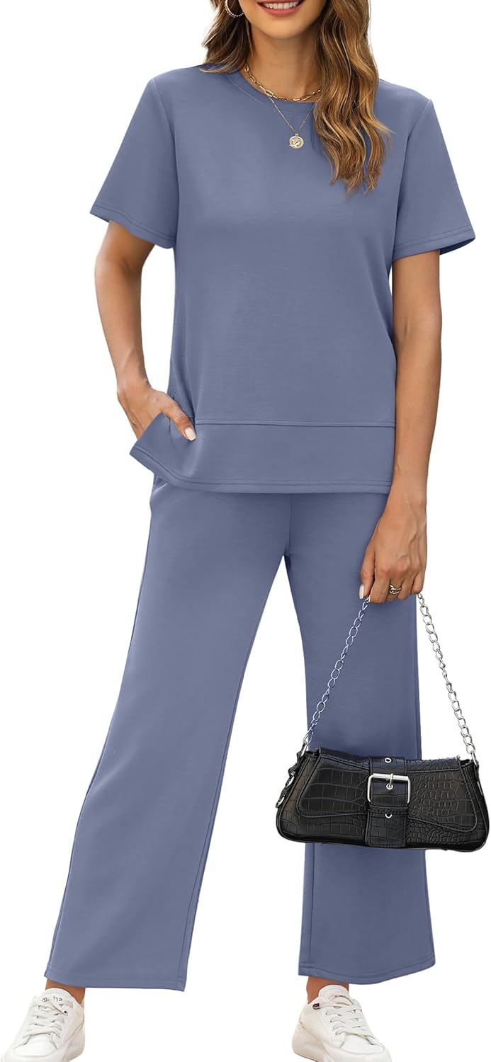 XIEERDUO Women's 2 Piece Lounge Set for Travel and Comfort