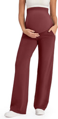 Maternity Pants Over The Belly Yoga Dress Work Trousers - Soft