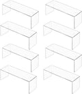 8 Packs Cabinet Organizer Shelf Riser for Kitchen Cabinets - Space