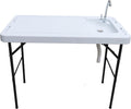 Old Cedar Outfitters Fish and Game Cleaning Table with Sink - Durable