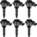 Ignition Coil Pack UF535 Set of 6 Compatible with Mercedes-Benz