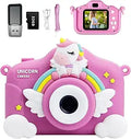 Unicorn Camera for Girls Kids Digital Camera - Cute HD Video Camera