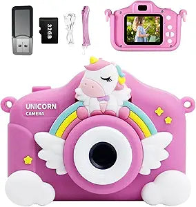 Unicorn Camera for Girls - HD Digital Video Kids Camera