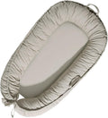 Baby Lounger Silver - Portable Infant Nest for Newborn 0-24 Months