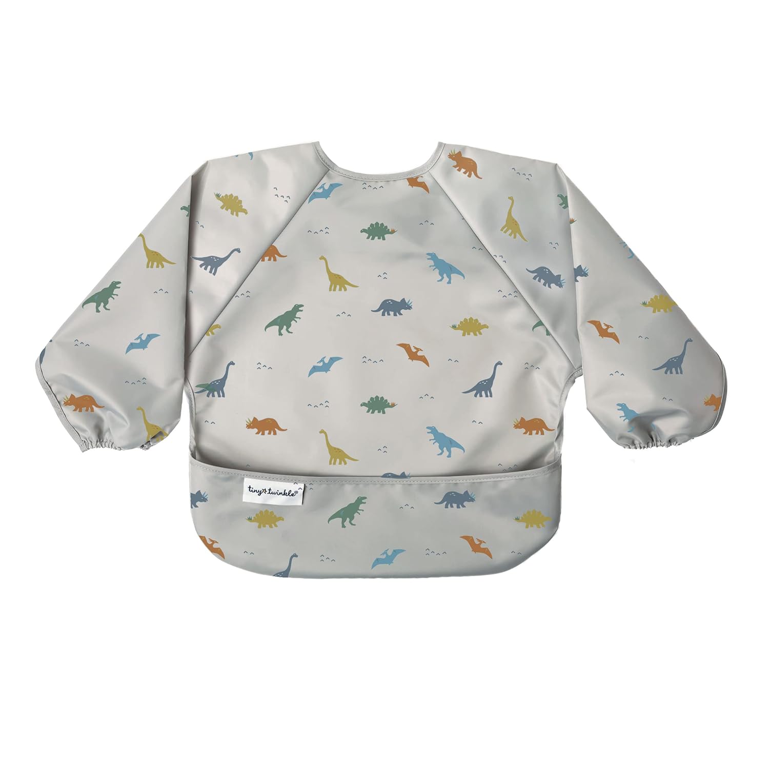 Tiny Twinkle Dino Bib - Mess-proof, Waterproof, & Cute!