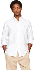 Tommy Hilfiger Long Sleeve Oxford Regular Fit - Everyday Classic Shoes