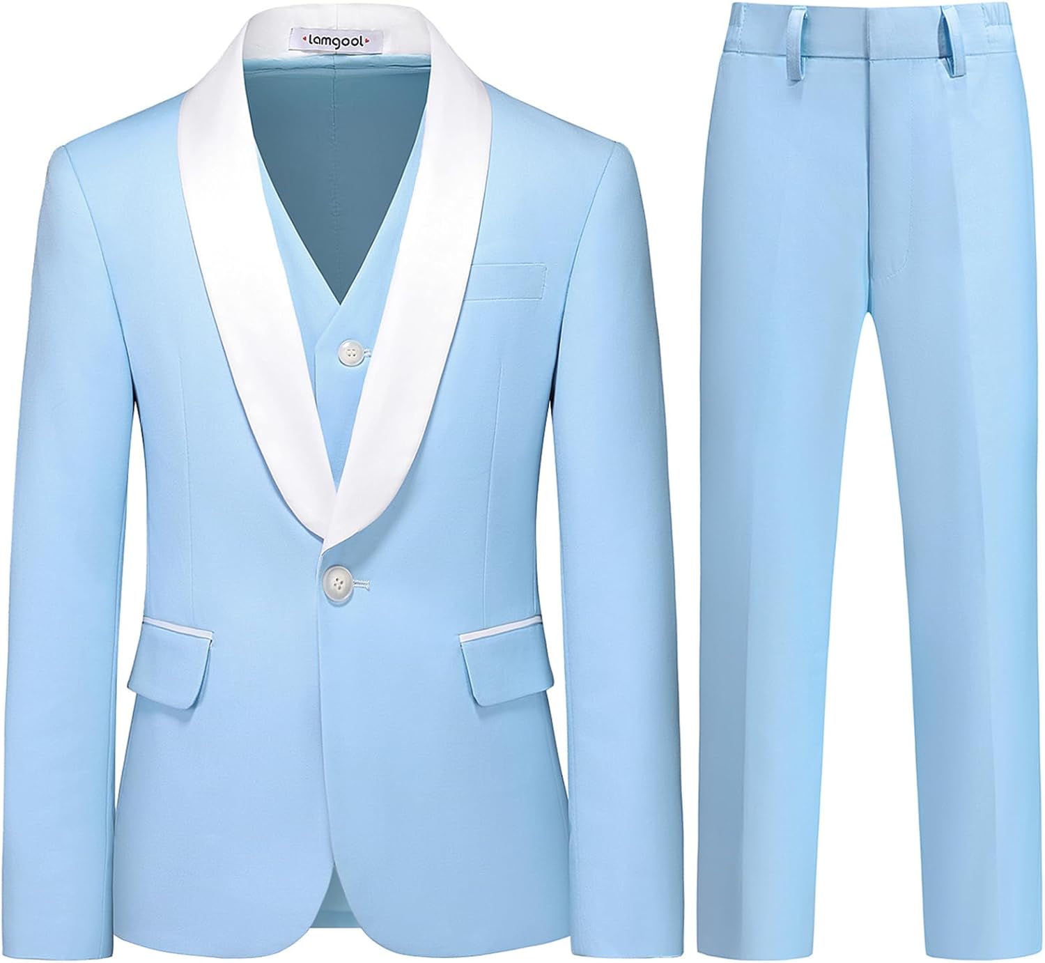 Boy Suits 3 Piece Slim Fit Formal Suit Set for Kids Events