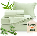 Luxury Sheets 100% Viscose from Bamboo Cal King - Cooling 4pc Set
