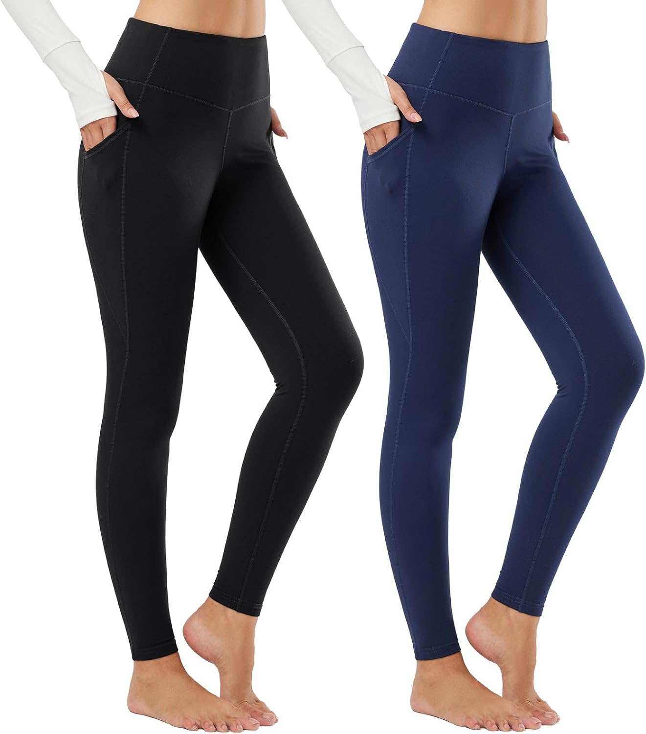 Baleaf Women's Fleece Lined Leggings for Cold Weather Comfort