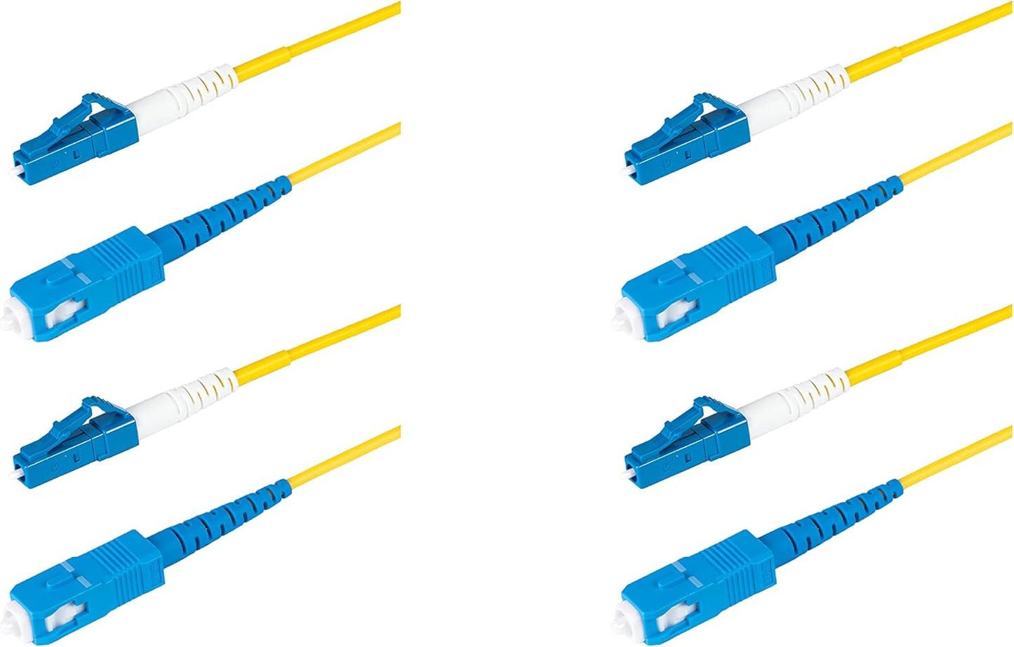 SpeedyFiberTX 200 Feet SC/UPC to LC/UPC Slim Simplex Cable