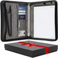 Portfolio Organizer 1.5 in 3 Ring Binder with Zippered Pouch