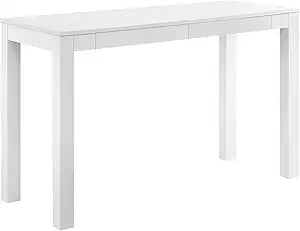 Ameriwood Home Parsons XL Desk with 2 Drawers for Home Office