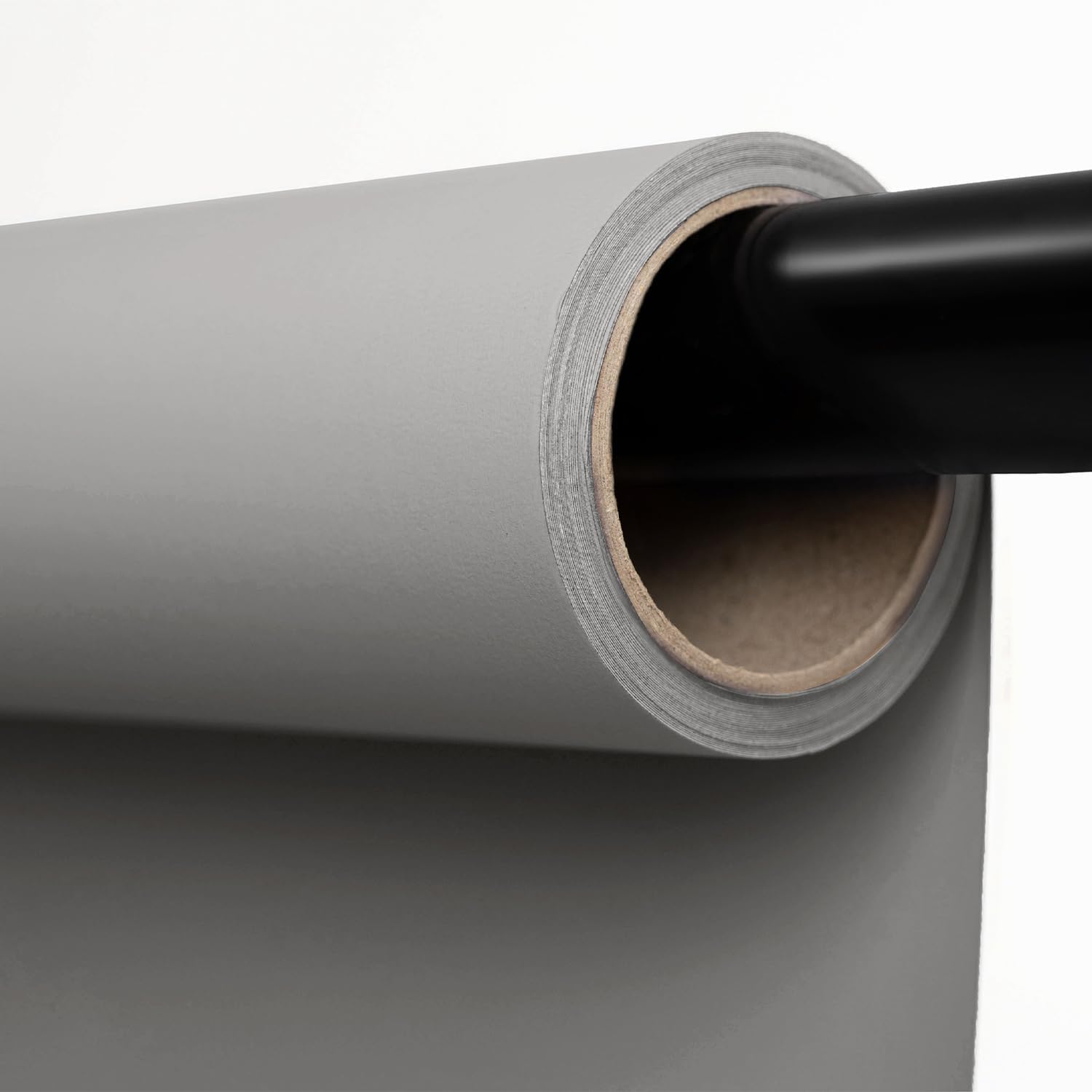 Kate Seamless Paper Backdrop for Photography in Light Gray