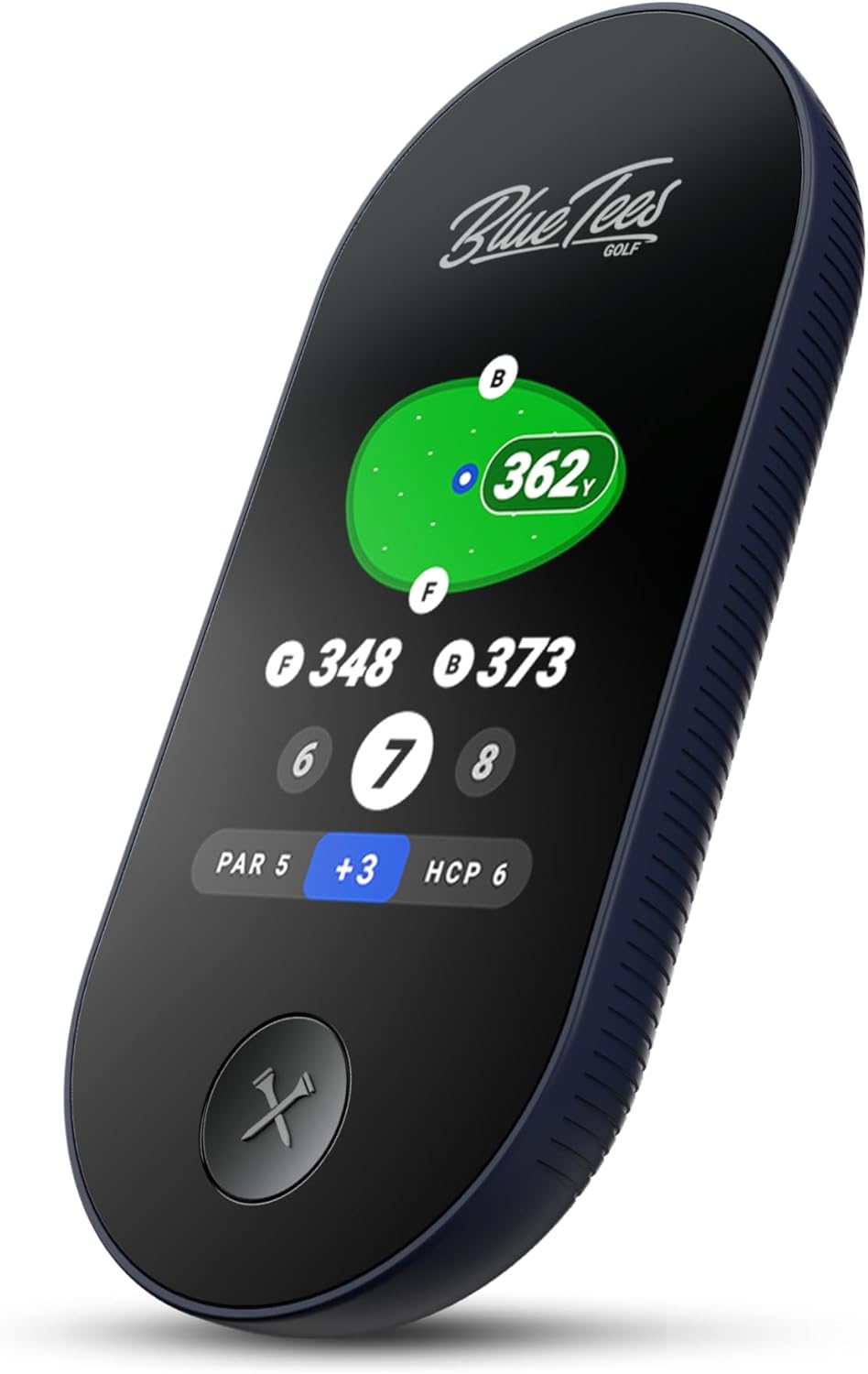 Blue Tees Golf Ringer - Magnetic GPS Handheld for Golfers