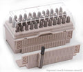 Make Your Letters Align More neatly 36-Piece Letter & Number Stamp Set