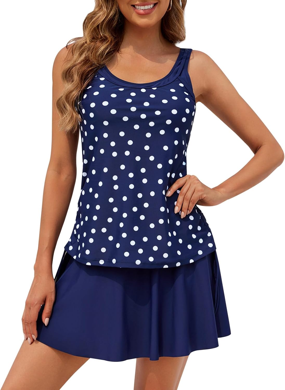 Stylish Two-Piece Tankini Swimsuits for Women with Tummy Control