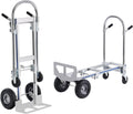 VEVOR Aluminum Convertible Hand Truck 2-in-1 - 800 lb Capacity