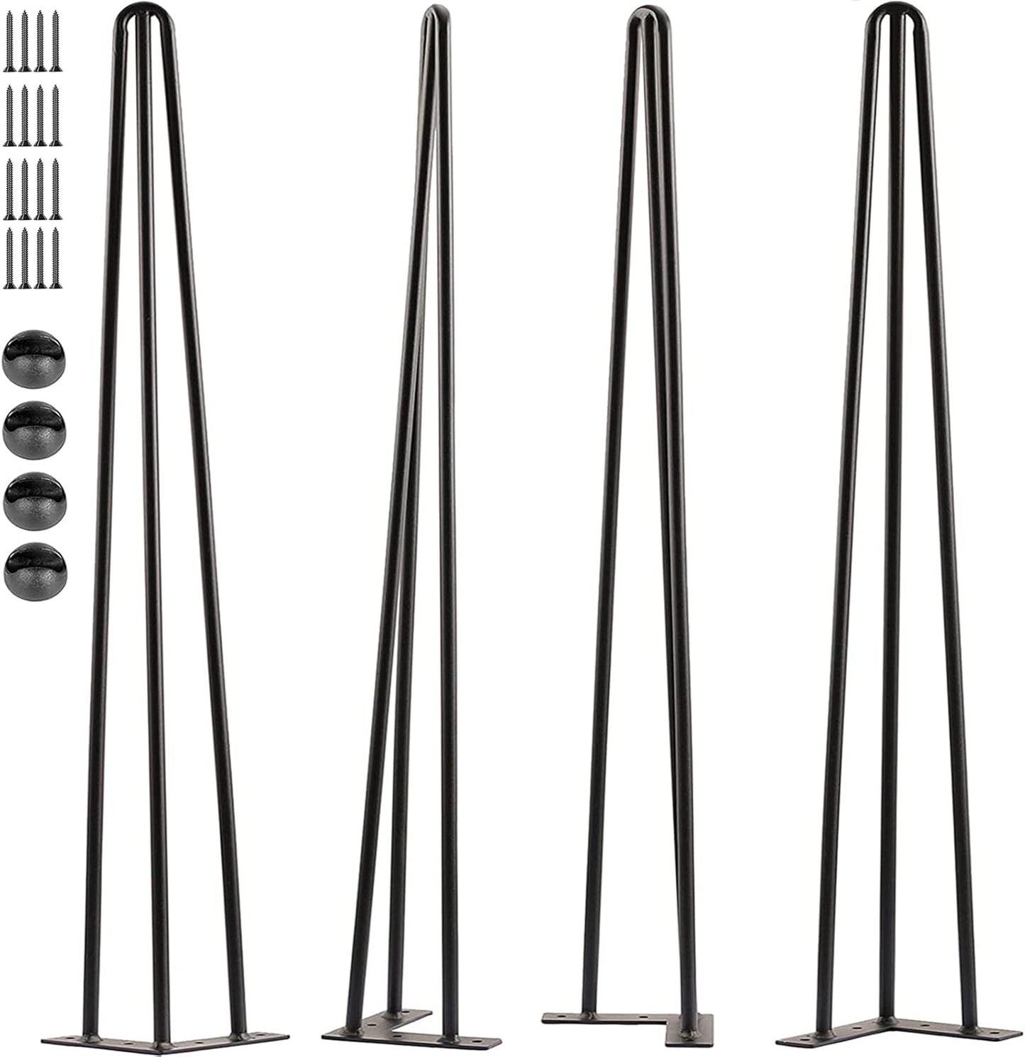 40 Inch Hairpin Table Legs for DIY Furniture Projects