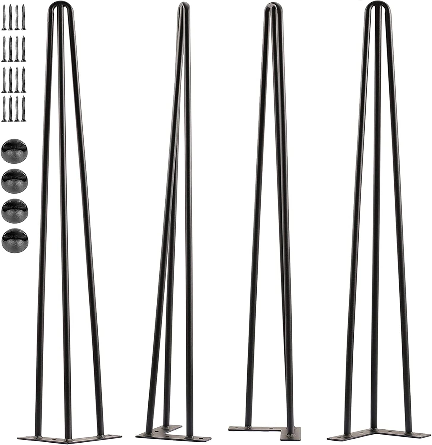 40 Inch Hairpin Table Legs for DIY Furniture Projects