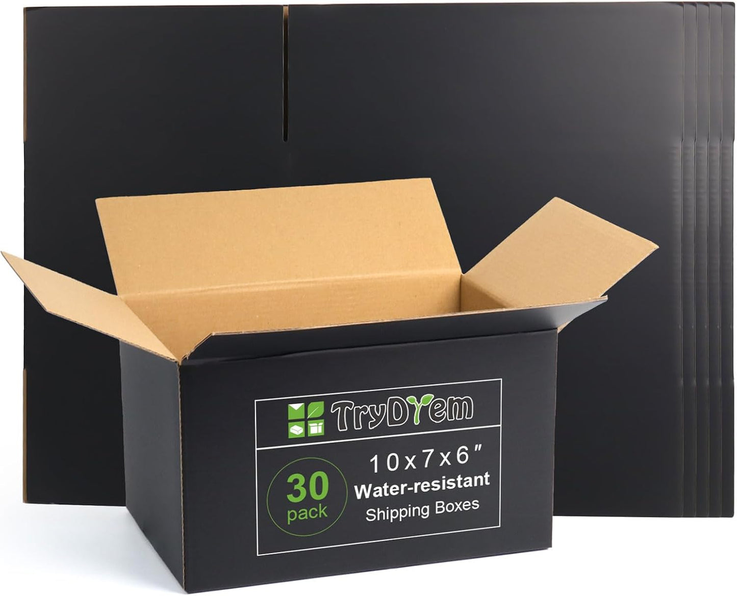 Medium Shipping Boxes for Small Items - 10x7x6 Inch Pack of 30