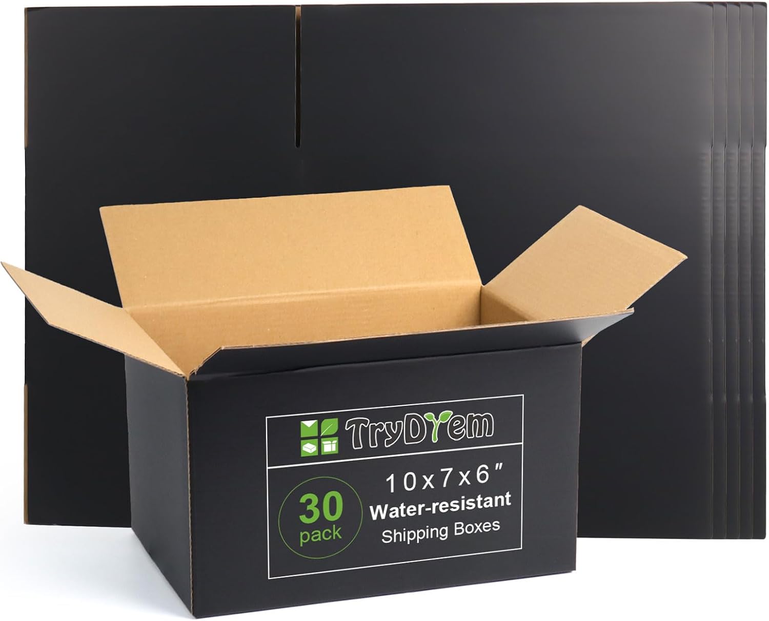 Medium Shipping Boxes for Small Items - 10x7x6 Inch Pack of 30