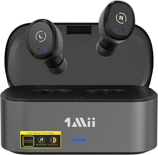 1Mii Wireless TV Earbuds for Seniors: Low Latency & Easy Setup