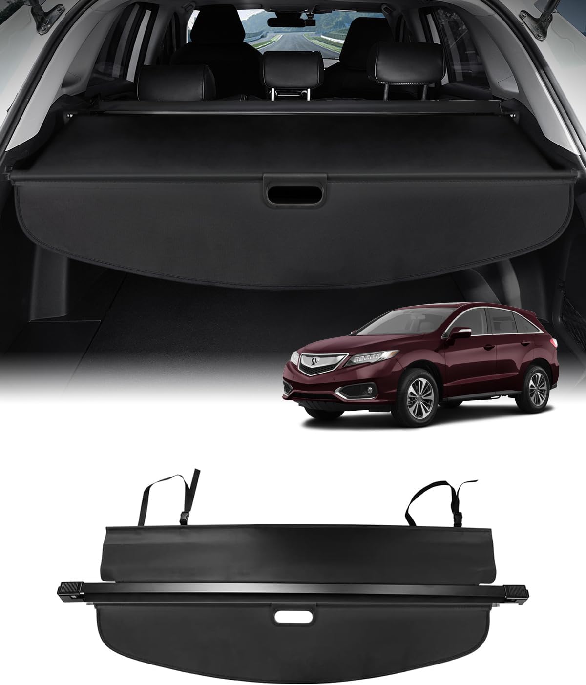Powerty Custom Fit Cargo Cover for Acura RDX 2013-2018