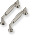 4 in Hole Center Brushed Satin Nickel Cabinet Pulls 10 Pack - Durable