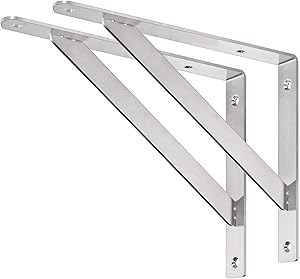 DOKU 12 in Heavy Duty Shelf Bracket for Maximum Support