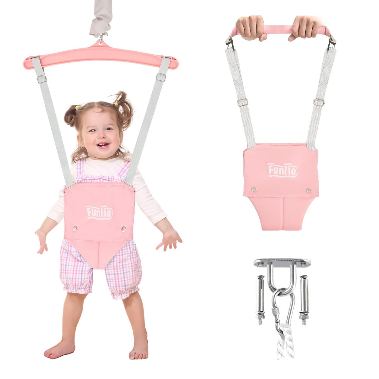 FUNLIO 2 in 1 Baby Jumper and Walking Harness for Infants