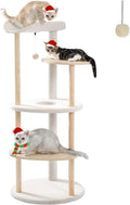 PETEPELA Wood Cat Tree Tower for Indoor Cats Review