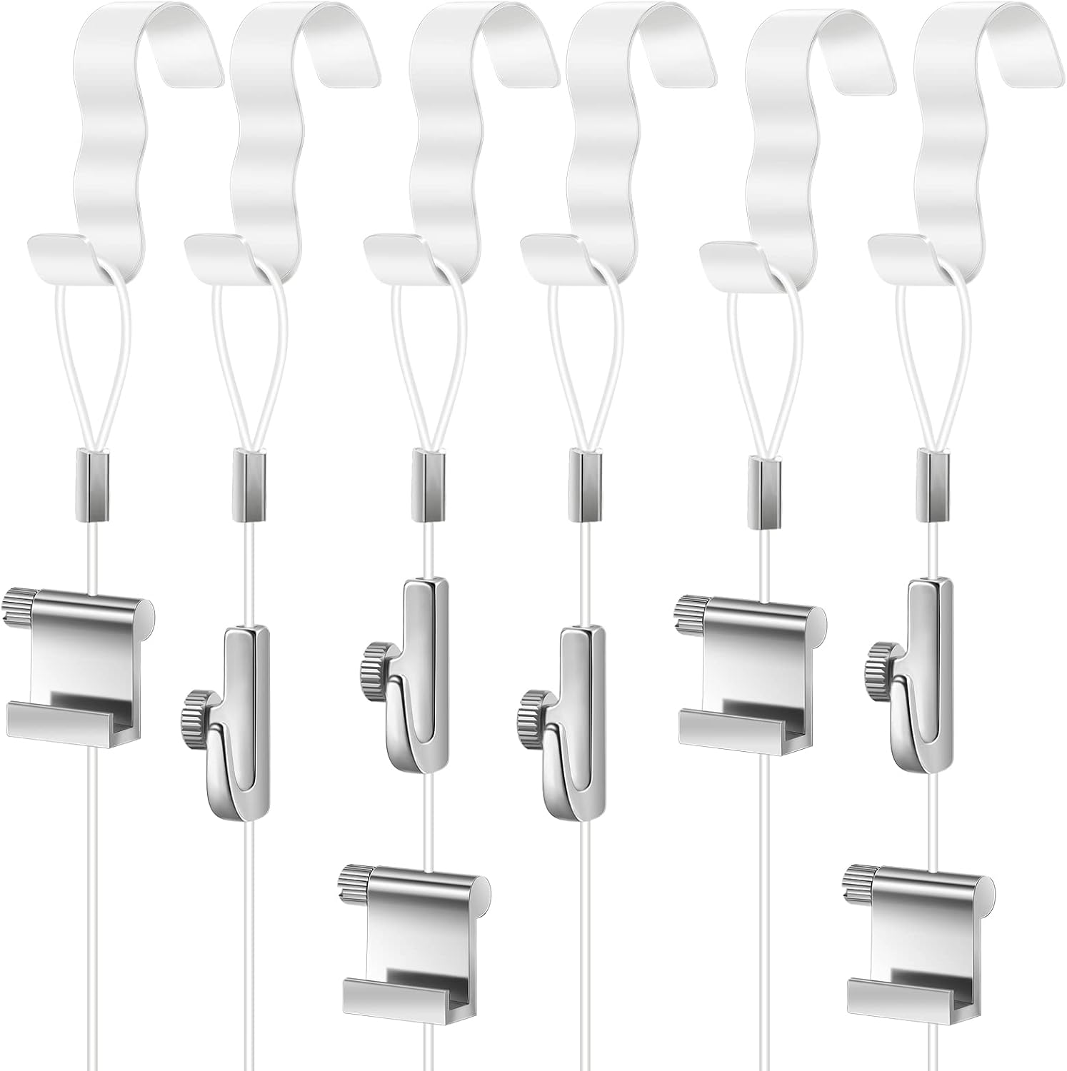Dunzy Picture Rail Hanging System Kit for Art Gallery Use