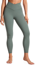 Womens Butterluxe Cross Waist Workout Leggings 25 in - V Crossover