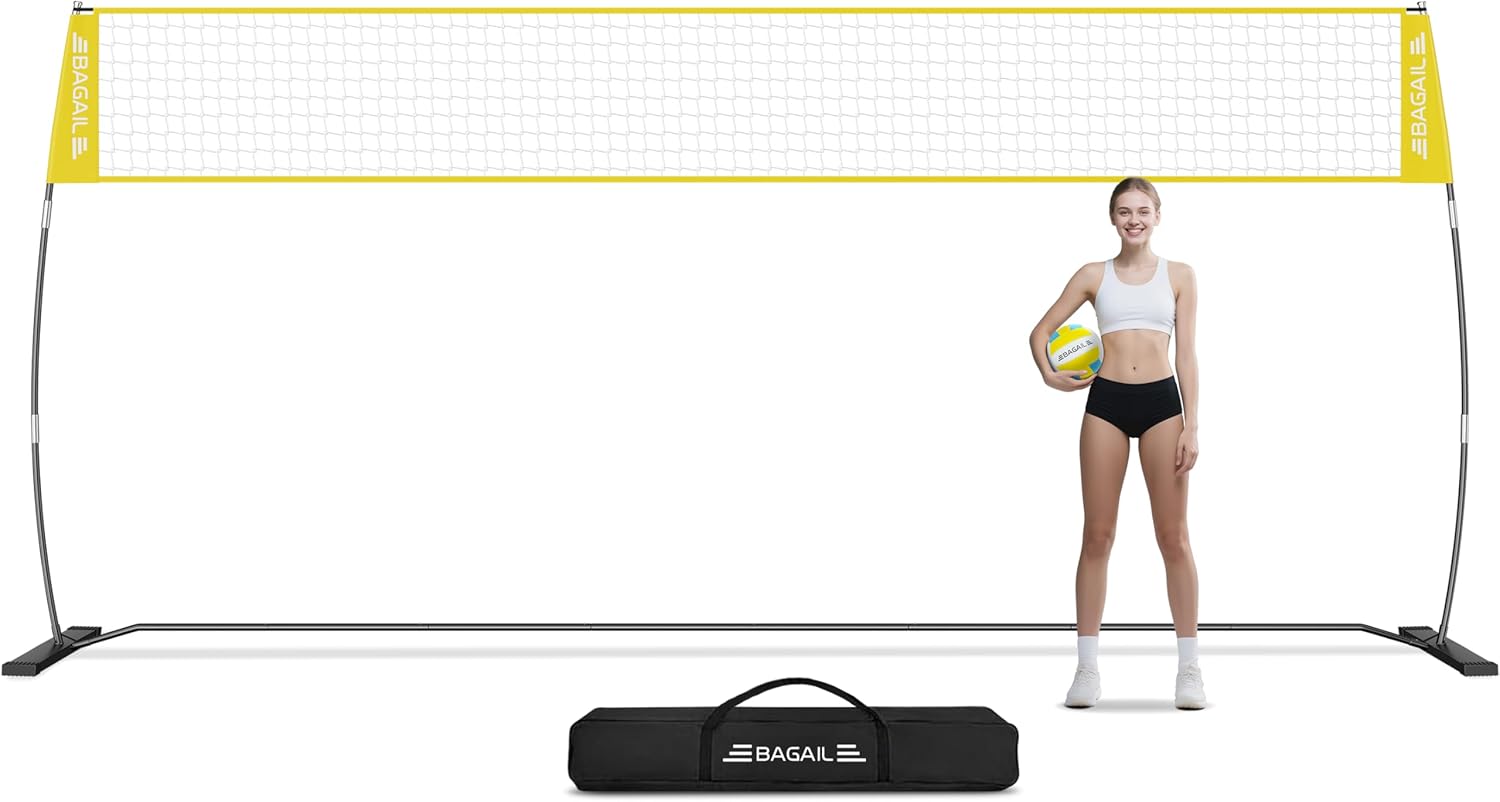 Portable Volleyball Net for Backyard with Adjustable Height