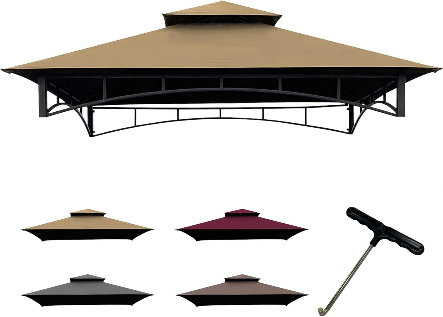 Coastshade Replacement Gill Gazebo BBQ Canopy Top for Outdoor Use