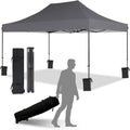 10x15 Canopy Tent Pop Up - Heavy Duty Outdoor Shelter with Roller Bag