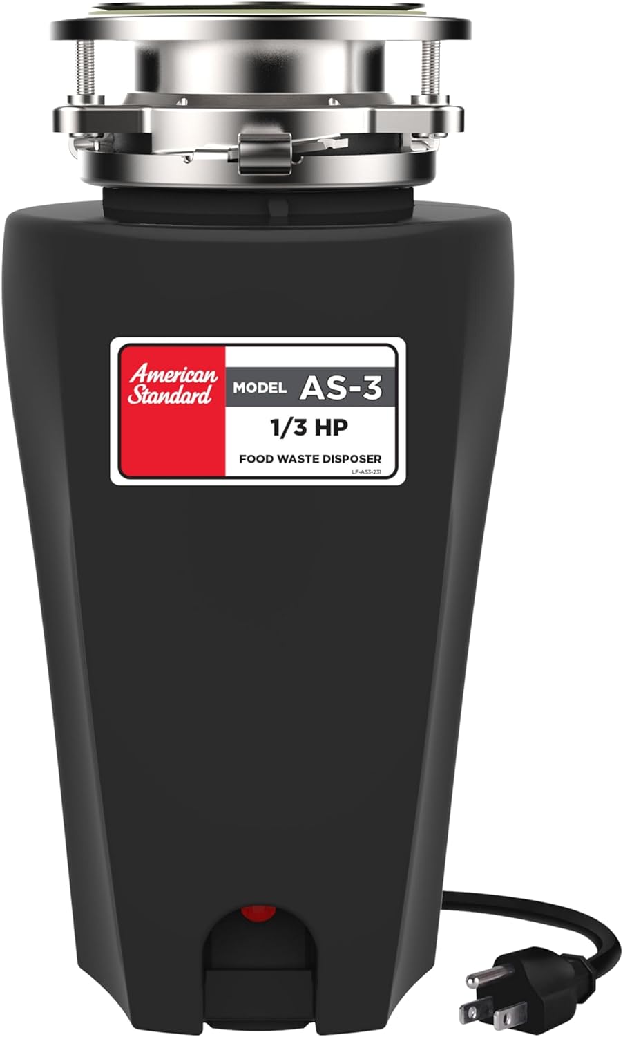 American Standard 10-US-AS-3 Garbage Disposal with Anti-Jam System