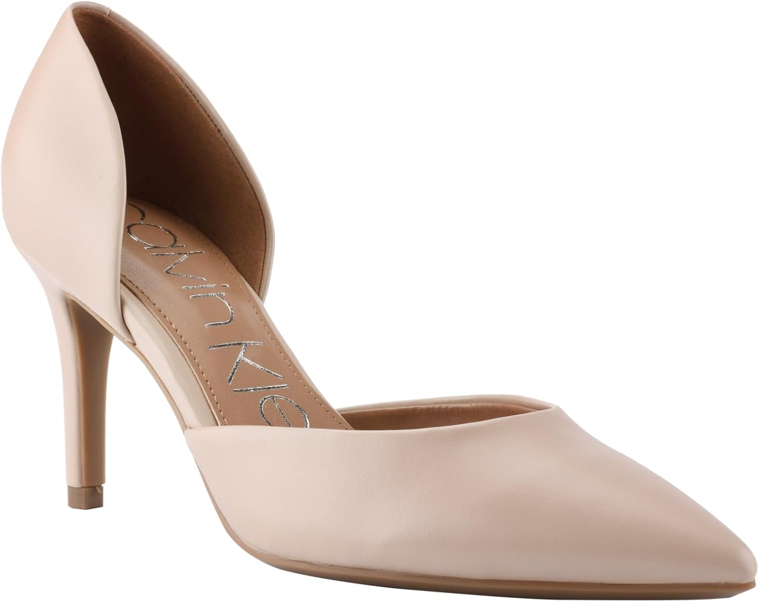 Calvin Klein Womens Gloria Dress Heels with Modern Block Heel