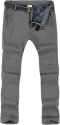 Men's Snow Ski Hiking Pants Waterproof Fleece Lined - With Adjustable