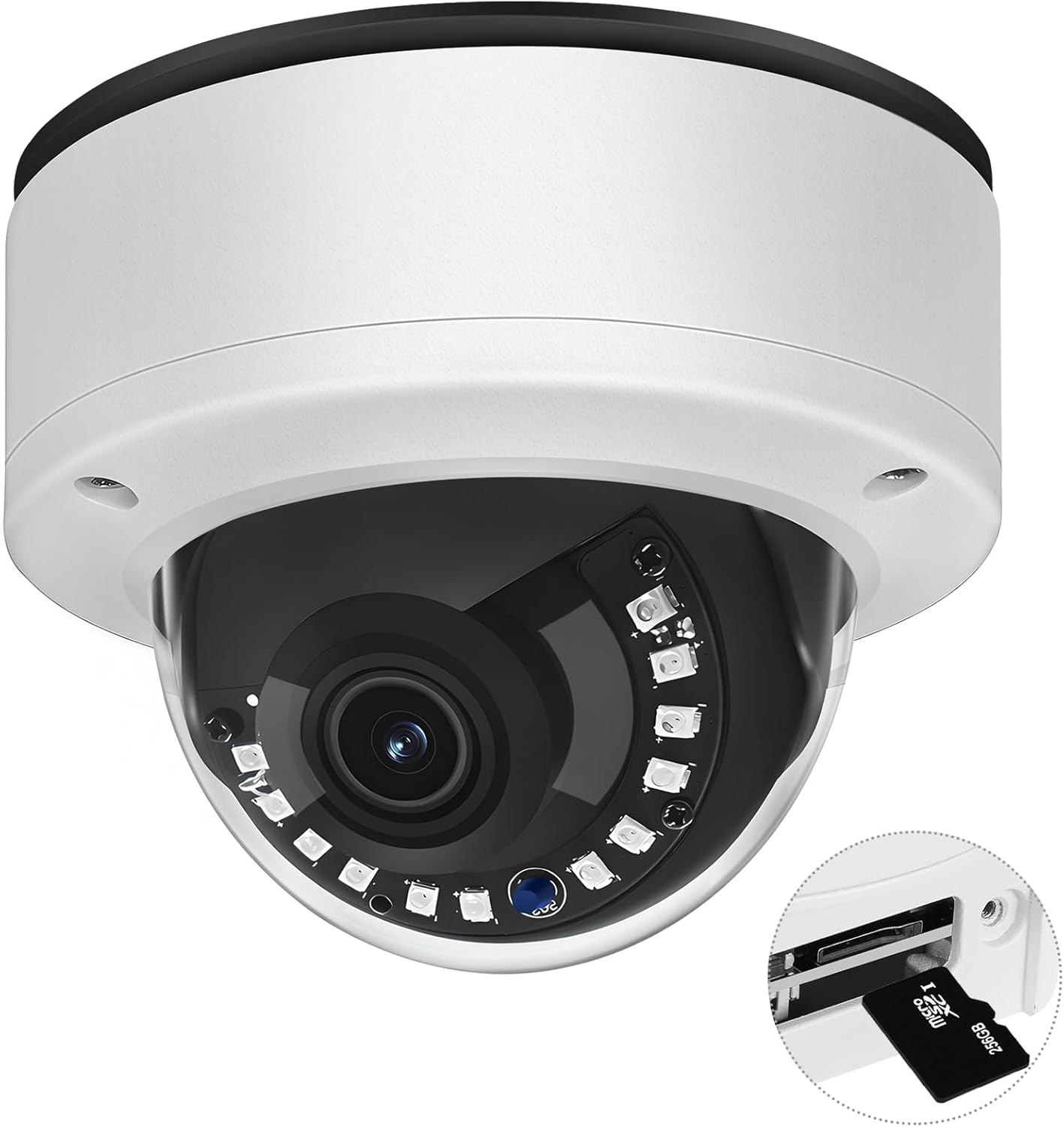 8MP MWRCTV Vandal Proof PoE IP Camera with 4K Vision