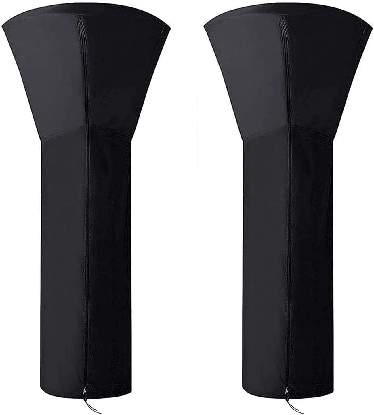 420D Waterproof Patio Heater Cover for Outdoor Use - Black
