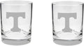 Tennessee Vols 2-Sided Etched Satin Finish Rock Glasses - Set of 2
