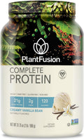 PlantFusion Complete Vegan Protein Powder Vanilla Bean - Smooth Plant