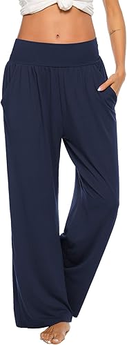 ZJCT Womens Yoga Sweatpants Comfy Loose Casual Wide Leg Joggers