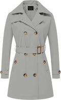 Chrisuno Women's Double Breasted Trench Coat (Style S7TM)