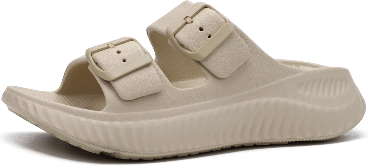 KuaiLu Womens Recovery Sandals with Arch Support for Comfort