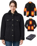 Graphene Heated Jackets for Women with 12V 18400mAh Battery Pack