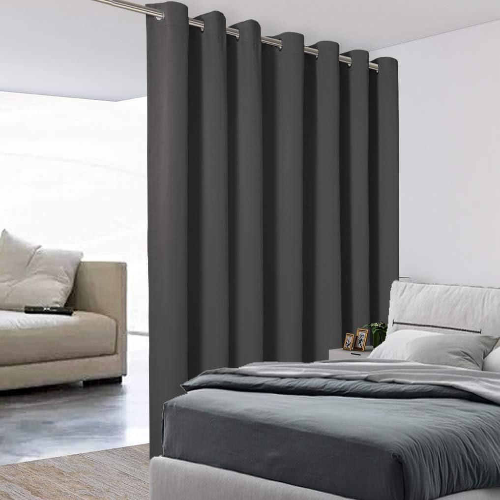 BONZER Room Divider Curtain for Total Privacy and Blackout