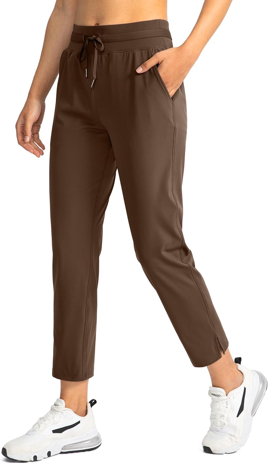 Soothfeel Women's 7/8 Stretch High Waisted Pants for Travel